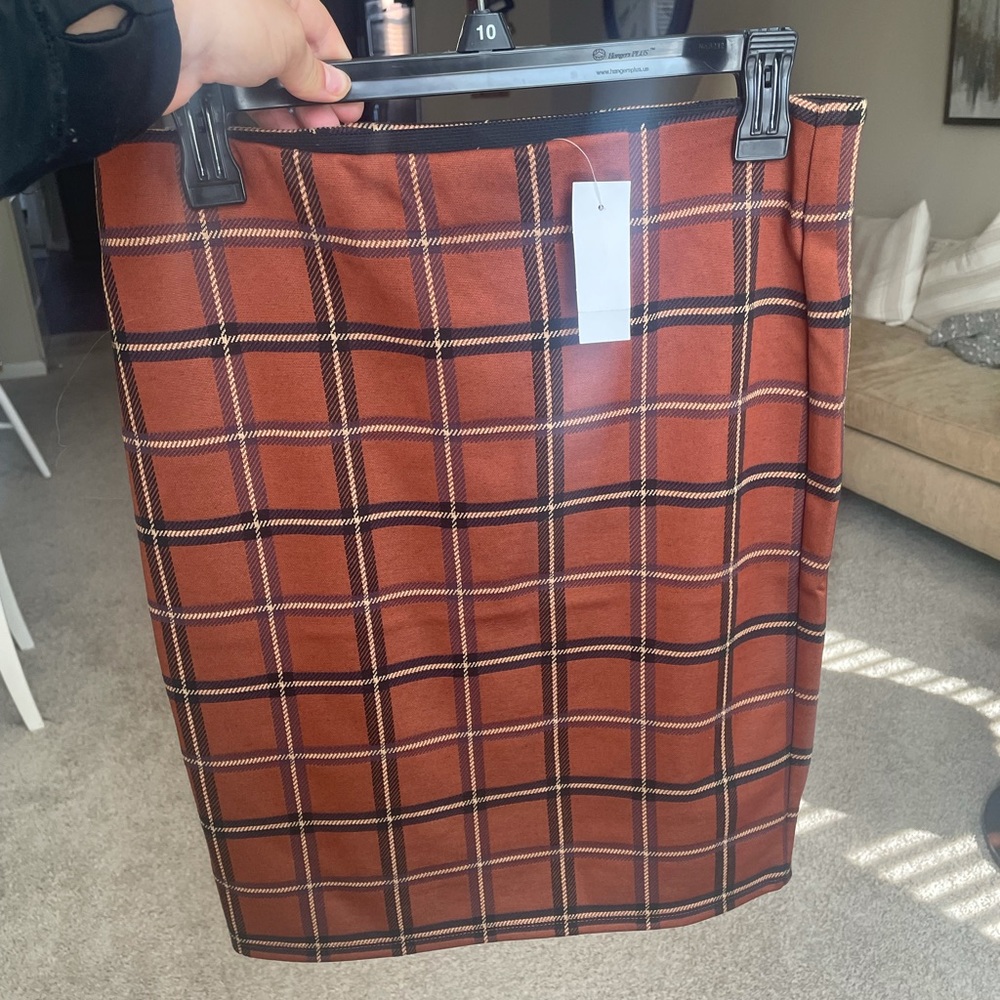 Loft Plaid Skirt